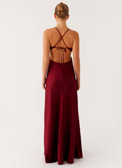 Joanie Maxi Dress - Maroon