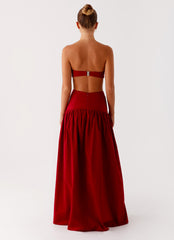Aamari Maxi Dress - Red