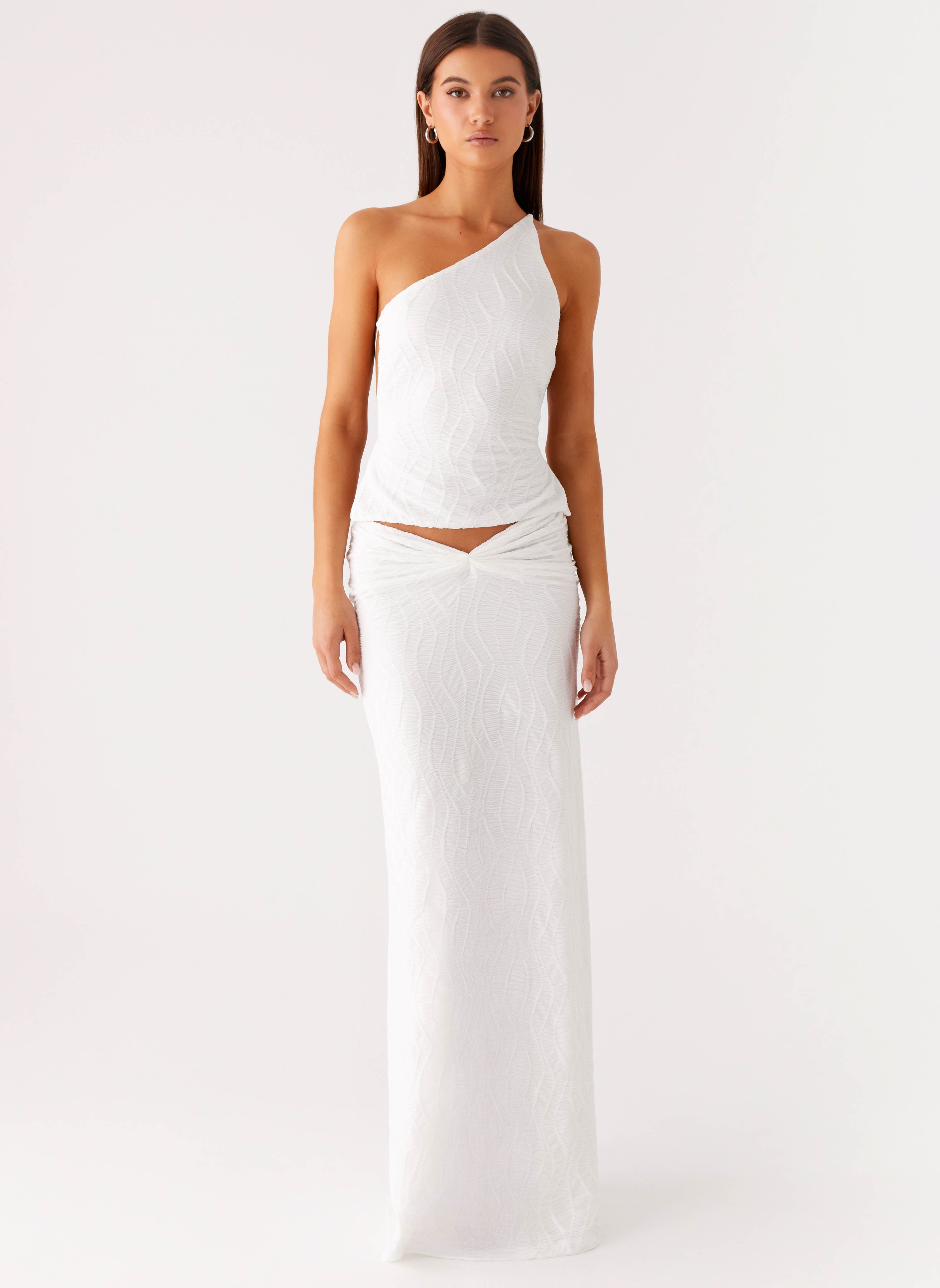 Briene Maxi Skirt - White