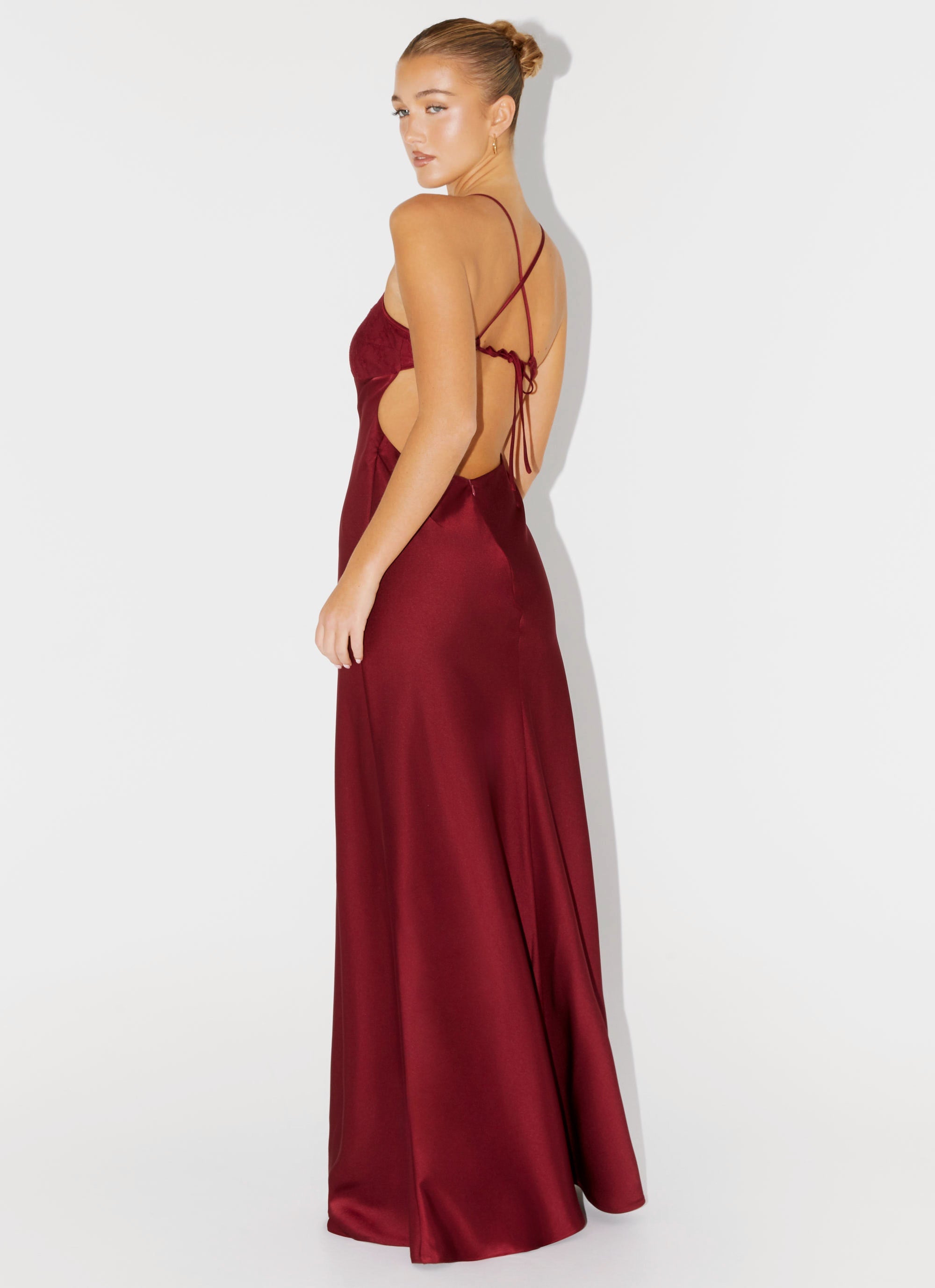 Joanie Maxi Dress - Maroon