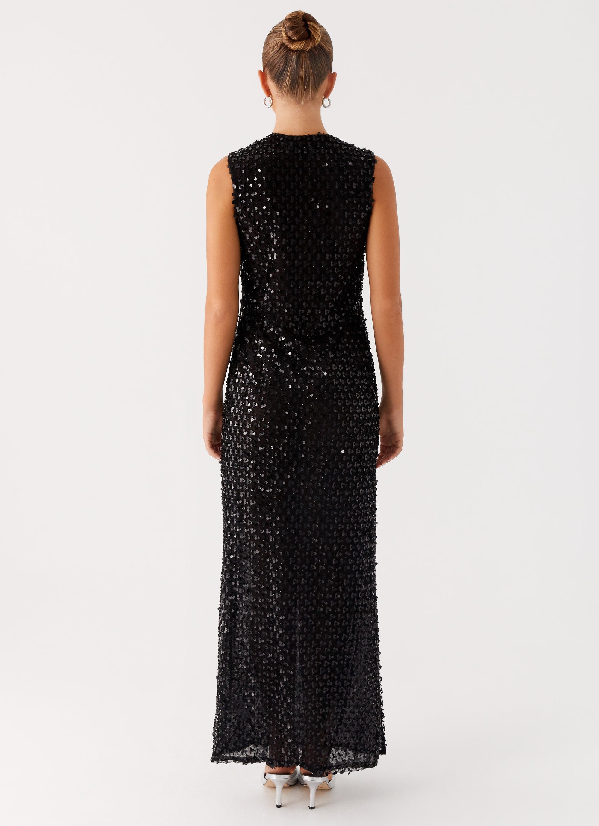 Kore Sequin Maxi Dress - Black