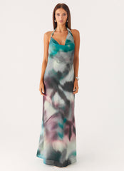 Lost At Sea Maxi Dress - Sea Splash