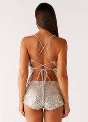 Maelis Cami Top - Silver