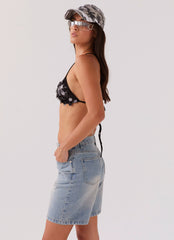 Moment To Shine Sequin Bra - Black