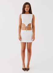 Ryann Cut Out Mini Dress - White